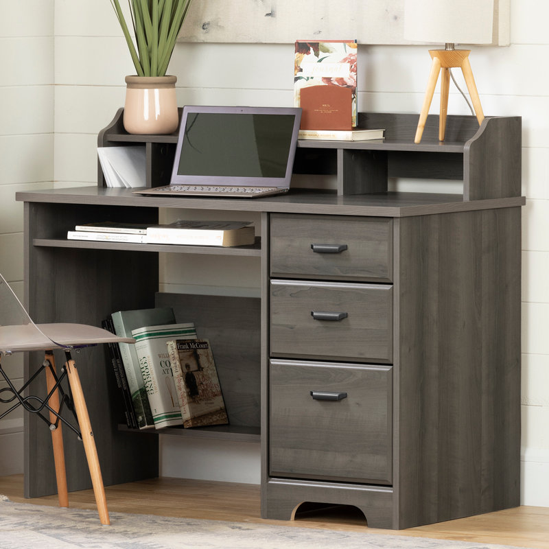 South Shore Versa Desk with Hutch & Reviews Wayfair